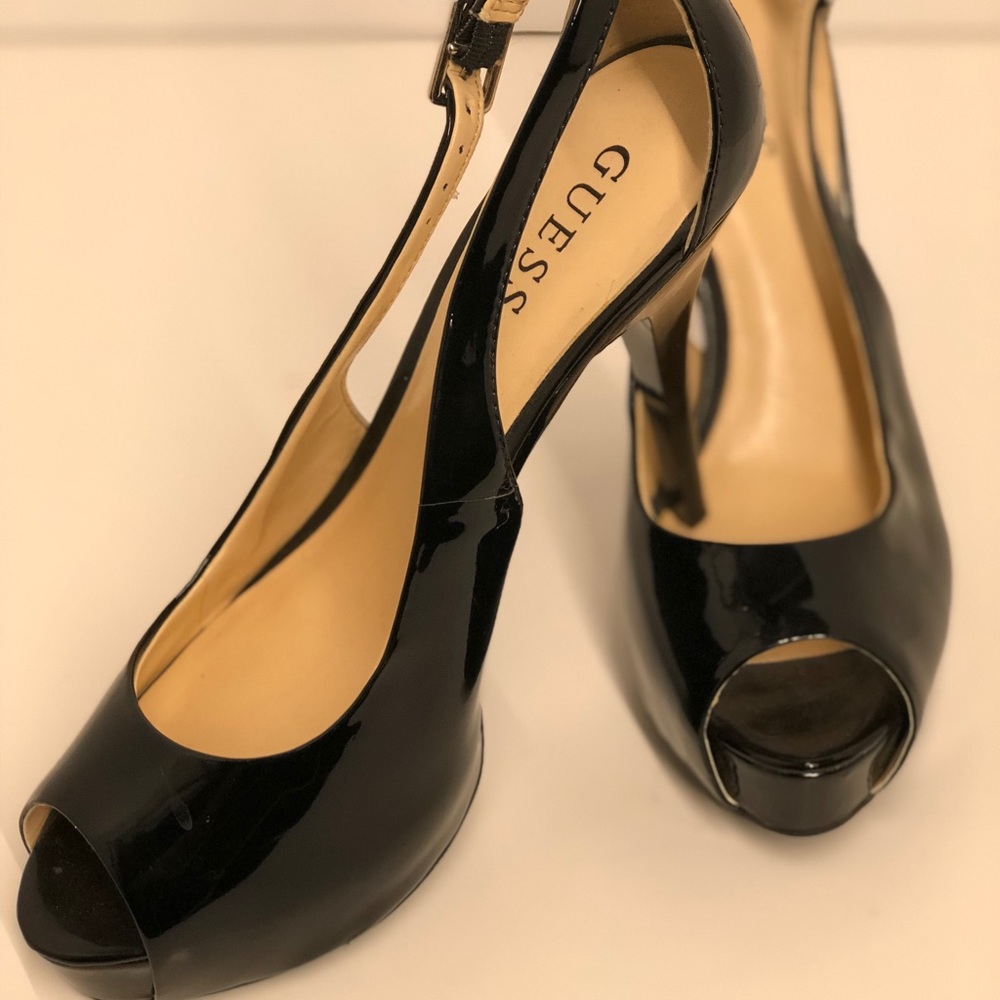 Guess Black High Heels Size 8